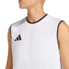 Koszulka męska adidas Entrada 26 Sleeveless Jersey biała KB3928
