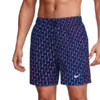 Spodenki kąpielowe Nike Breaker Swoosh Link Midnig granatowo-różowo-fioletowe NESSG577 440
