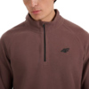 Bluza polarowa męska 4F M065 ciemny brąz 4FWAW25UFLEM065 80S