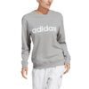 Bluza damska adidas Essentials Linear French Terry szara IC6880