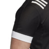 Koszulka do rugby męska adidas TW 3S Jersey F czarno-biała DY8502