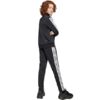 Dres dla dzieci adidas Seasonal Essentials Tiberio 3-Stripes czarno-czerwono-biały JC7519