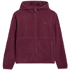 Bluza polarowa damska 4F F355 burgund 4FWAW25TFLEF355 60S