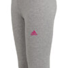 Legginsy dla dzieci adidas Essentials Linear Logo szare IC3580