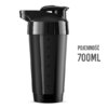 Bidon shaker NO10 600 ml czarny