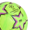 Piłka nożna adidas UCL Pro Winter 26/27 League Stage zielono-czarno-różowa KE9769