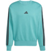 Bluza męska adidas Essentials 3-Stripes Fleece turkusowa JX0701