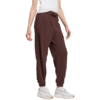 Spodnie damskie adidas Essentials Linear French Terry Cuffed brązowe JY4898