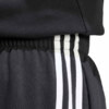 Spodnie męskie adidas Essentials 3-Stripes Fleece Tapered Cuffed czarne KY6526