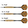 Harrows rzutki Softip Club Brass 16g