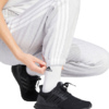 Spodnie damskie adidas Essentials 3-Stripes Fleece Loose-Fit szare IN6178