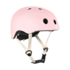Kask rowerowy Spokey Peanut 54-58 cm różowy 946434