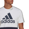 Koszulka męska adidas M CB T biało-granatowa HE4329