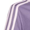 Koszulka dla dzieci adidas Essentials 3-Stripes Cotton Loose Fit Boyfriend Tee fioletowa IL3276