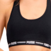 Stanik sportowy damski Puma Racer Back Top 1P Hang czarny 907862 04