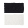 Frotki na rękę Nike Swoosh Wristbands 2 szt. biało-czarne N1012406036OS