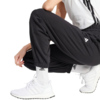 Spodnie damskie adidas Essentials Small Logo French Terry Cuffed czarne JD7999