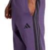 Spodnie męskie adidas Essentials 3-Stripes Fleece fioletowe JX0750
