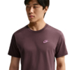 Koszulka męska Nike Club Tee brązowa AR4997 502