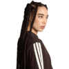 Koszulka damska adidas Essentials 3-Stripes Boyfriend ciemnobrązowa KX0794