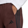 Spodnie męskie adidas Essentials 3-Stripes Fleece brązowe JX0713