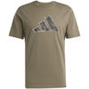 Koszulka męska adidas Logo Graphic oliwkowa KA9801