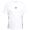 Koszulka damska adidas Essentials 3-Stripes biała JD0844