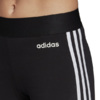 Legginsy damskie adidas Essentials 3 Stripes Tight czarne DP2389