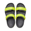 Sandały dla dzieci Crocs Crocband Cruiser grafitowo-żółte 209423 1NJ