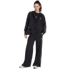 Bluza damska adidas Seasonal Essentials Animal Print 3-Stripes Full-Zip Hooded czarna KS8002