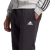 Dres męski adidas Basic 3-Stripes Fleece szaro-czarny IA3073