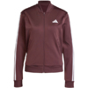 Dres damski adidas Essentials 3-Stripes bordowy JD2683