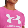 Koszulka damska Under Armour Live Sportstyle Graphic SSC różowa 1356305 659