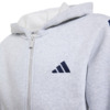 Bluza dla dzieci adidas Essentials Full-Zip Hoodie jasnoszara KQ9050
