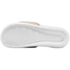 Klapki damskie Nike Victori One Slide brązowo-białe CN9677 900