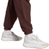 Spodnie damskie adidas Essentials Small Logo French Terry Cuffed brązowe JX3864