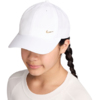 Czapka z daszkiem dla dzieci Nike Dri-Fit Club biała FB5064 101