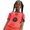 Koszulka dla dzieci Nike FC Barcelona Stadium 2025/26 pomarańczowa HM4122 855