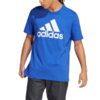Koszulka męska adidas Essentials Single Jersey Big Logo niebieska IC9351