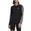 Koszulka damska adidas Essentials 3-Stripes Long Sleeve czarno-biała HF7261