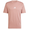 Koszulka męska adidas Essentials Small Logo Single Jersey różowa JF1099