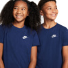 Koszulka dla dzieci Nike Sportswear granatowa FZ5177 410