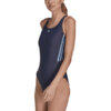 Kostium kąpielowy damski adidas Mid 3-Stripes Swimsuit granatowy HS5317