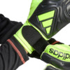 Rękawice bramkarskie dla dzieci adidas Copa Club czarno-limonkowe JN5341