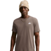Koszulka męska Nike Club Tee brązowa AR4997 274