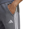 Spodnie męskie adidas Tiro 23 League Sweat Tracksuit Bottoms szare HZ3019