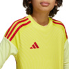Koszulka bramkarska dla dzieci adidas Tiro 25 Competition Long Sleeve Jersey żółto-czerwona KJN2020