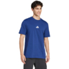 Koszulka męska adidas Essentials Small Logo Single Jersey niebieska JF1093