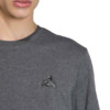 Koszulka męska adidas Camo Embroidered Small Logo Graphic szara KC7159