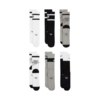 Skarpety Nike Everyday Cush Crew Youth 6PR białe, szare, czarne CK7302 901